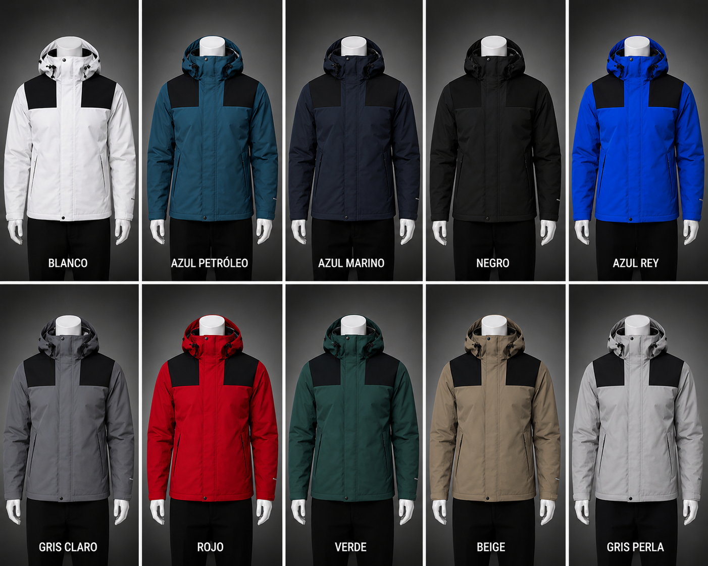 Chaqueta impermeable Doble capa